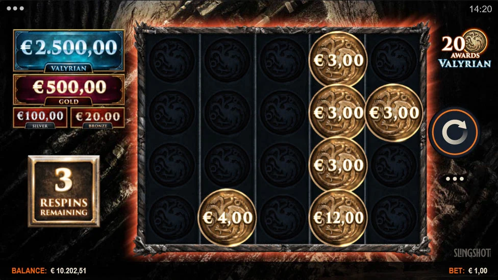 game of thrones slot