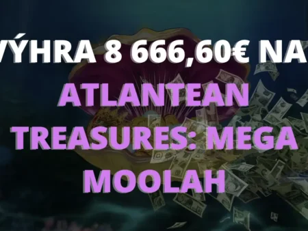 Atlantean Treasures: Mega Moolah – Výhra 8 666,60 EUR Zmenila Život Hráčky v Zodiacu
