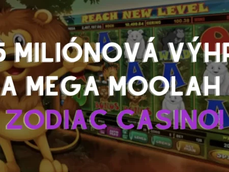 Mega Moolah v Zodiac Casino: Neuveriteľná výhra 7,5 milióna eur!