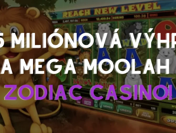 Mega Moolah v Zodiac Casino: Neuveriteľná výhra 7,5 milióna eur!