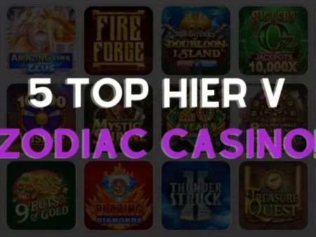 5 TOP hier v Zodiac Casino za december 2025