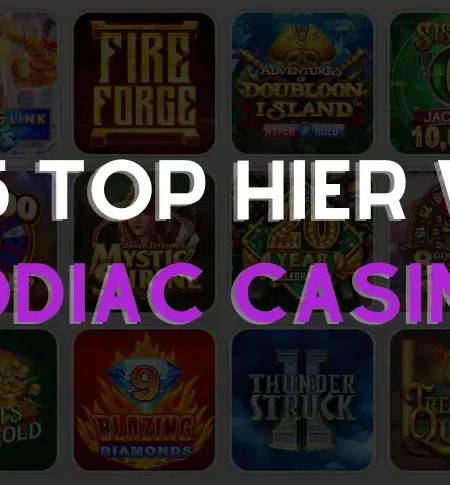 5 TOP hier v Zodiac Casino za december 2025